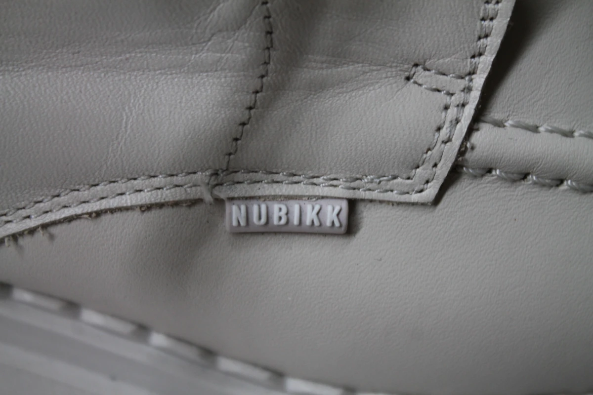 Beige leren veterboots maat 39 - Nubikk