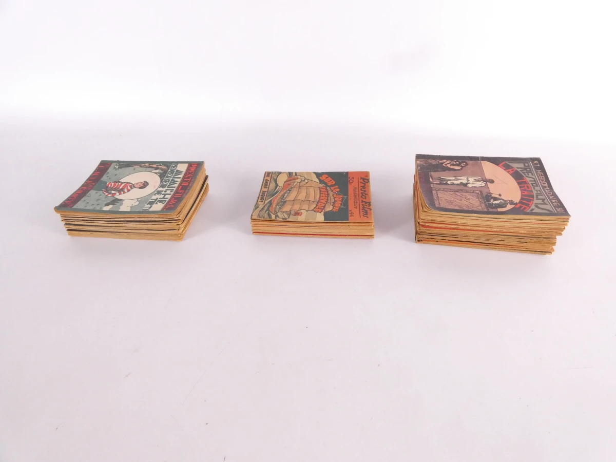 Lot vintage boekjes – Collection Presto-Films