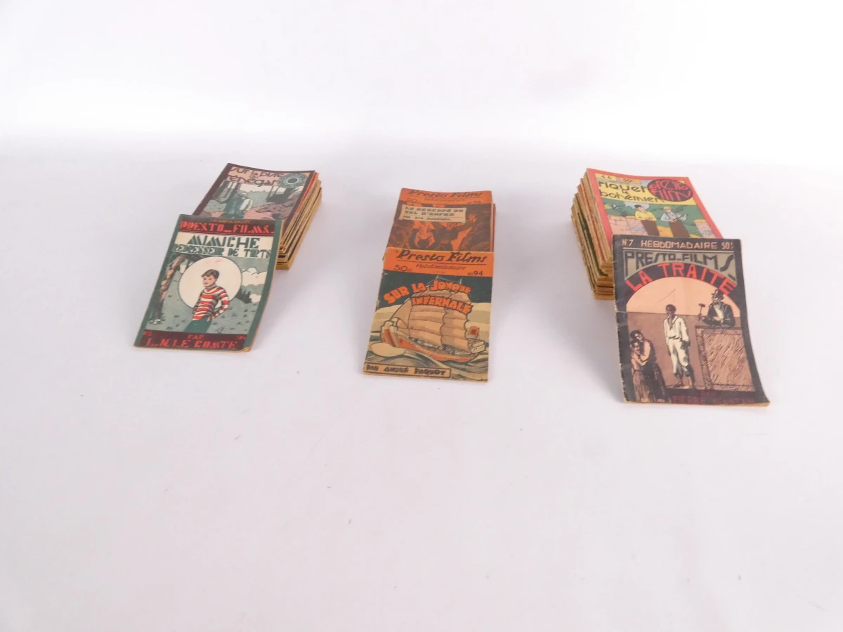 Lot vintage boekjes – Collection Presto-Films