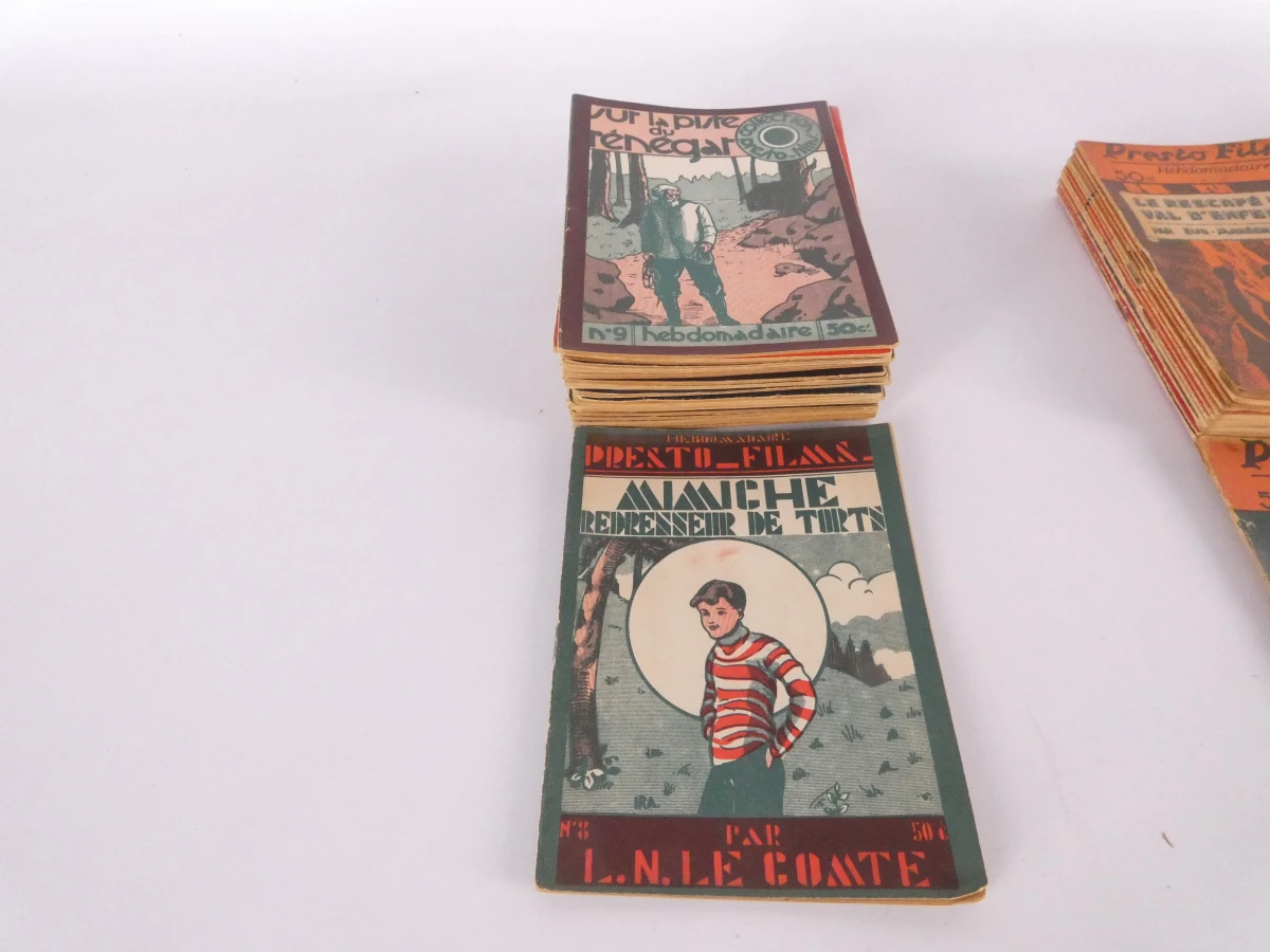 Lot vintage boekjes – Collection Presto-Films