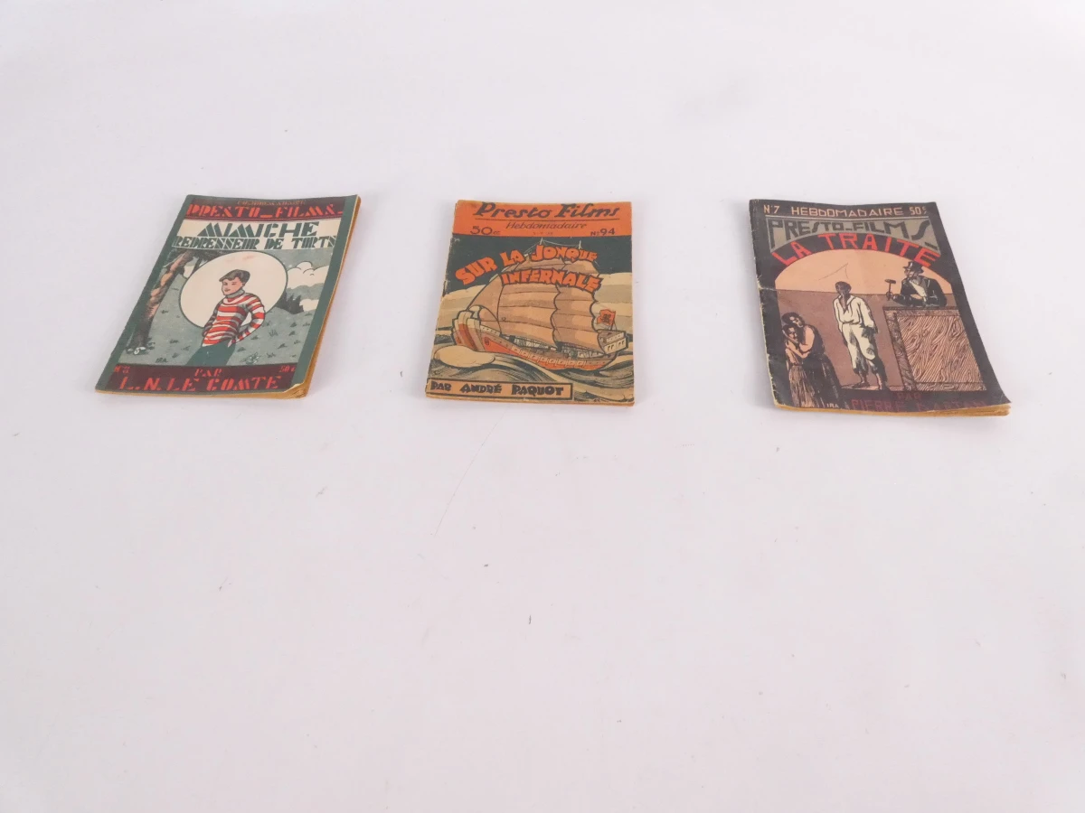 Lot vintage boekjes – Collection Presto-Films