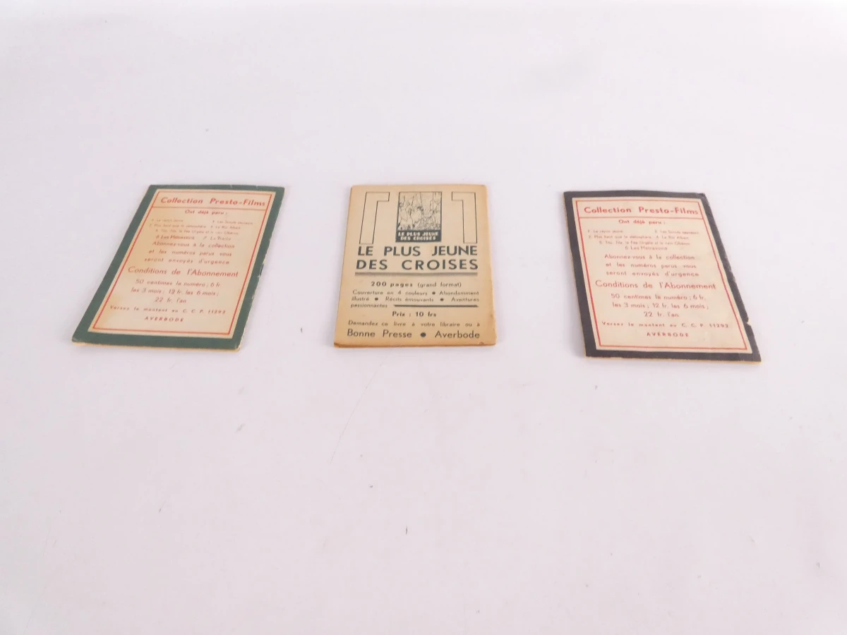 Lot vintage boekjes – Collection Presto-Films