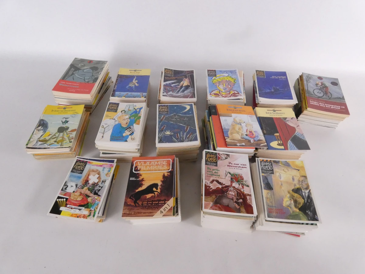 Set van diverse Vlaamse Filmpjes boeken en verhalen(+350)