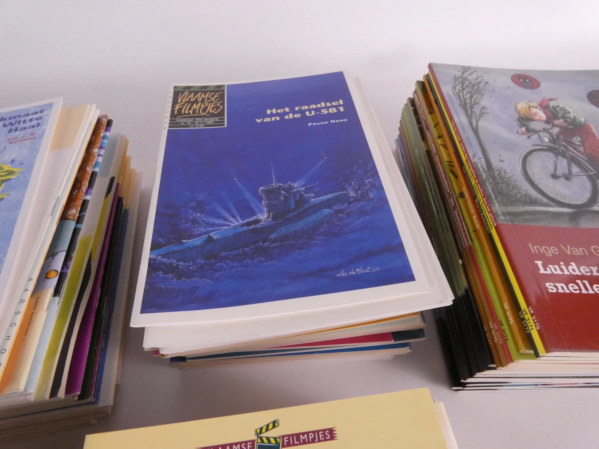 Set van diverse Vlaamse Filmpjes boeken en verhalen(+350)