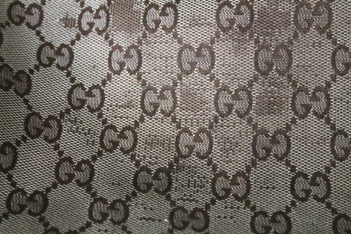Handtas/schoudertas met leren accenten Gucci