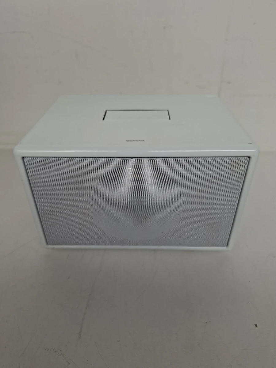 📻 Geneva Sound System Model S – Wit Hoogglans Design Speaker / FM Radio 📻 - foto 3