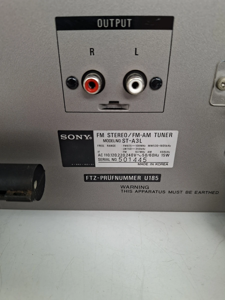 📻 Vintage Sony ST-A3L FM/MW/LW Stereo Tuner 📻 - foto 2