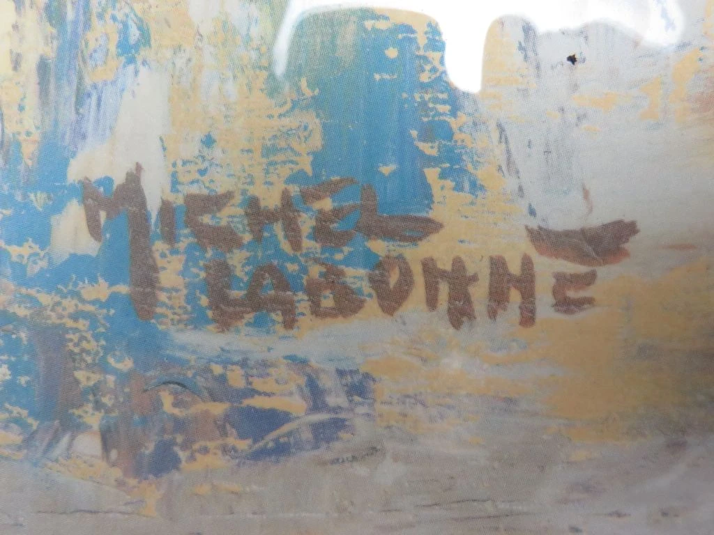 Schilderij met meeuwen aan zee