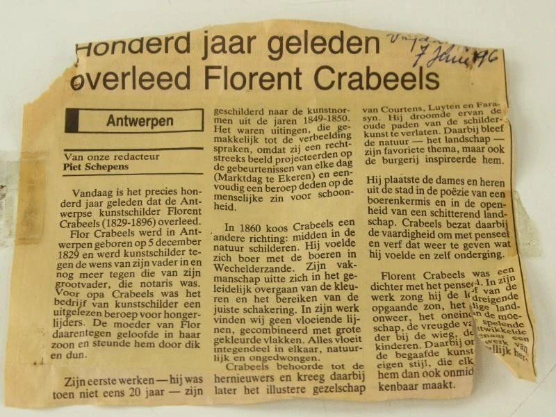Maritiem tafereel met zeilboten - Florent Crabeels (1829–1896)