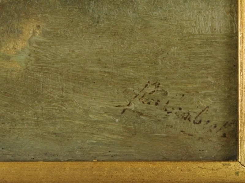 Maritiem tafereel met zeilboten - Florent Crabeels (1829–1896)