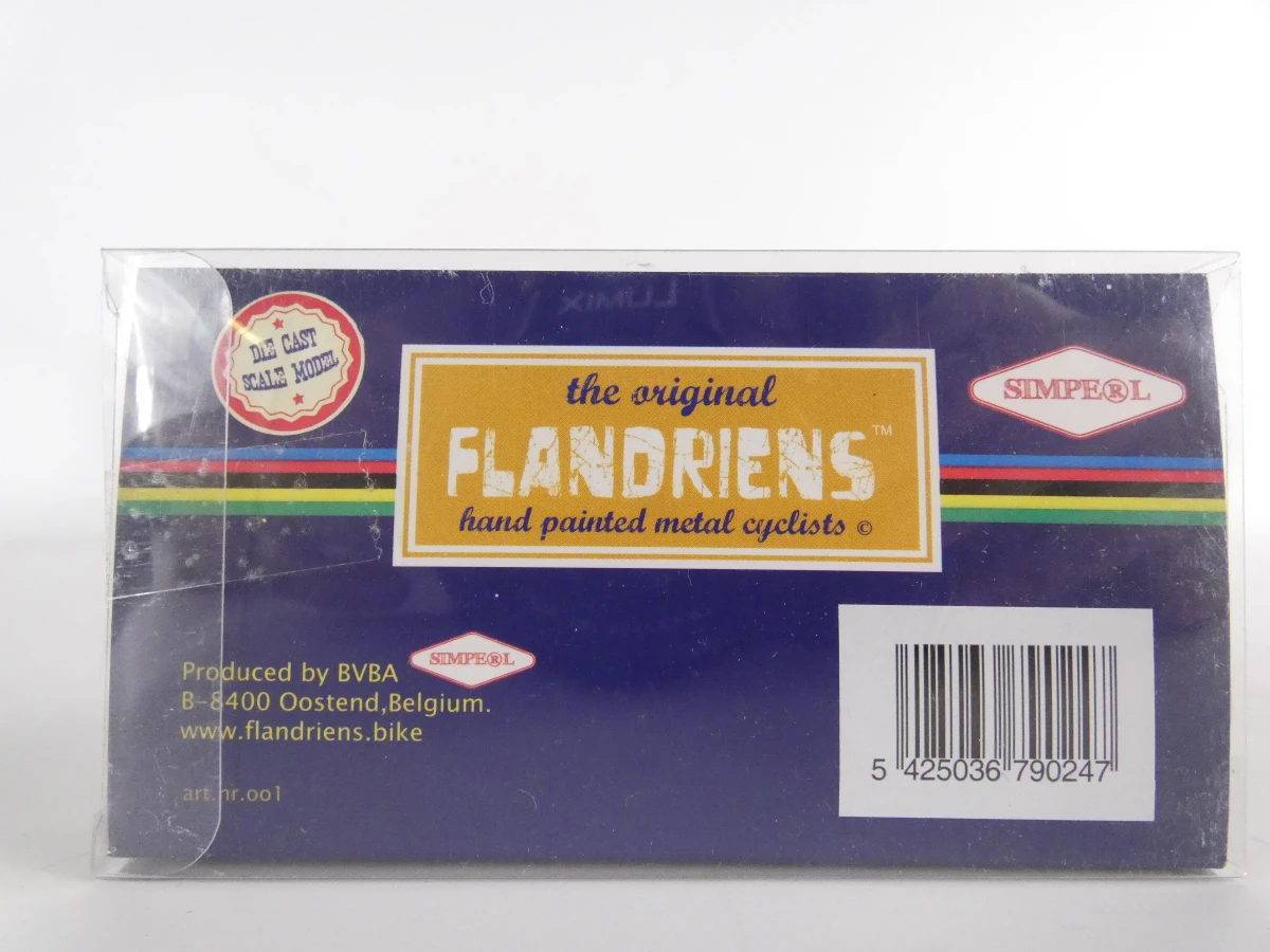 Flandriens handgeschilderde metalen wielrenners set
