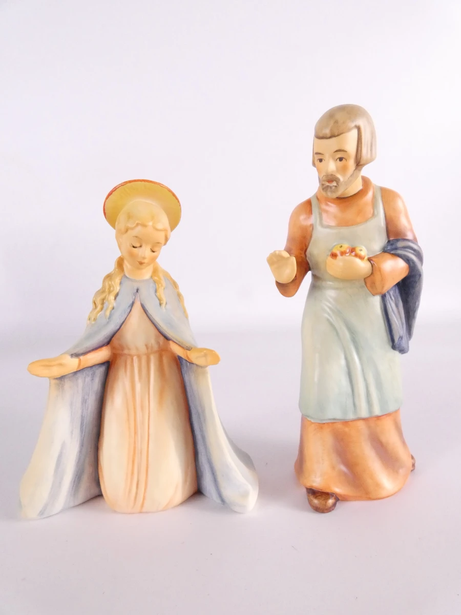 Goebel M.I. Hummel kerststal beeldjes set