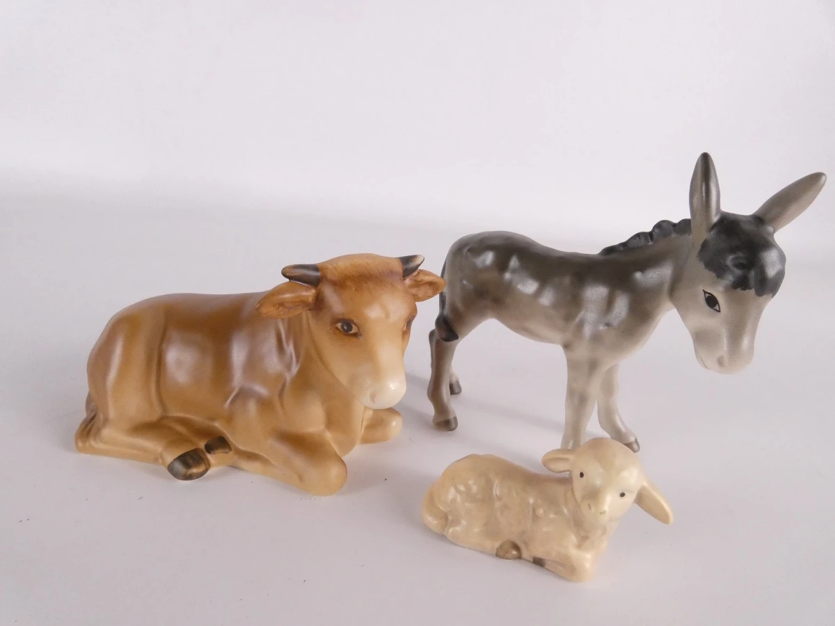 Goebel M.I. Hummel kerststal beeldjes set