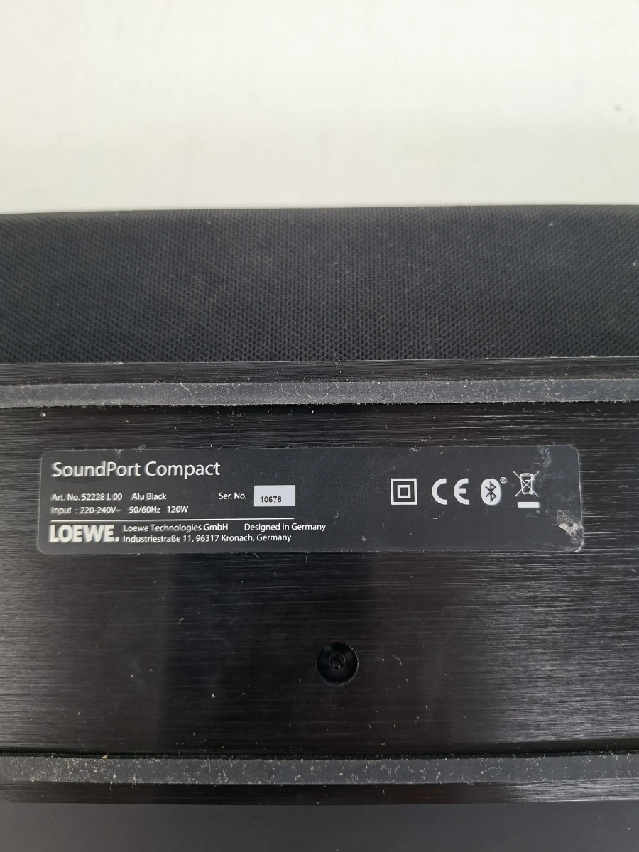 🔉 Stijlvolle Loewe SoundPort Compact Bluetooth Speaker & Dock – Alu Black 🔊 - foto 3