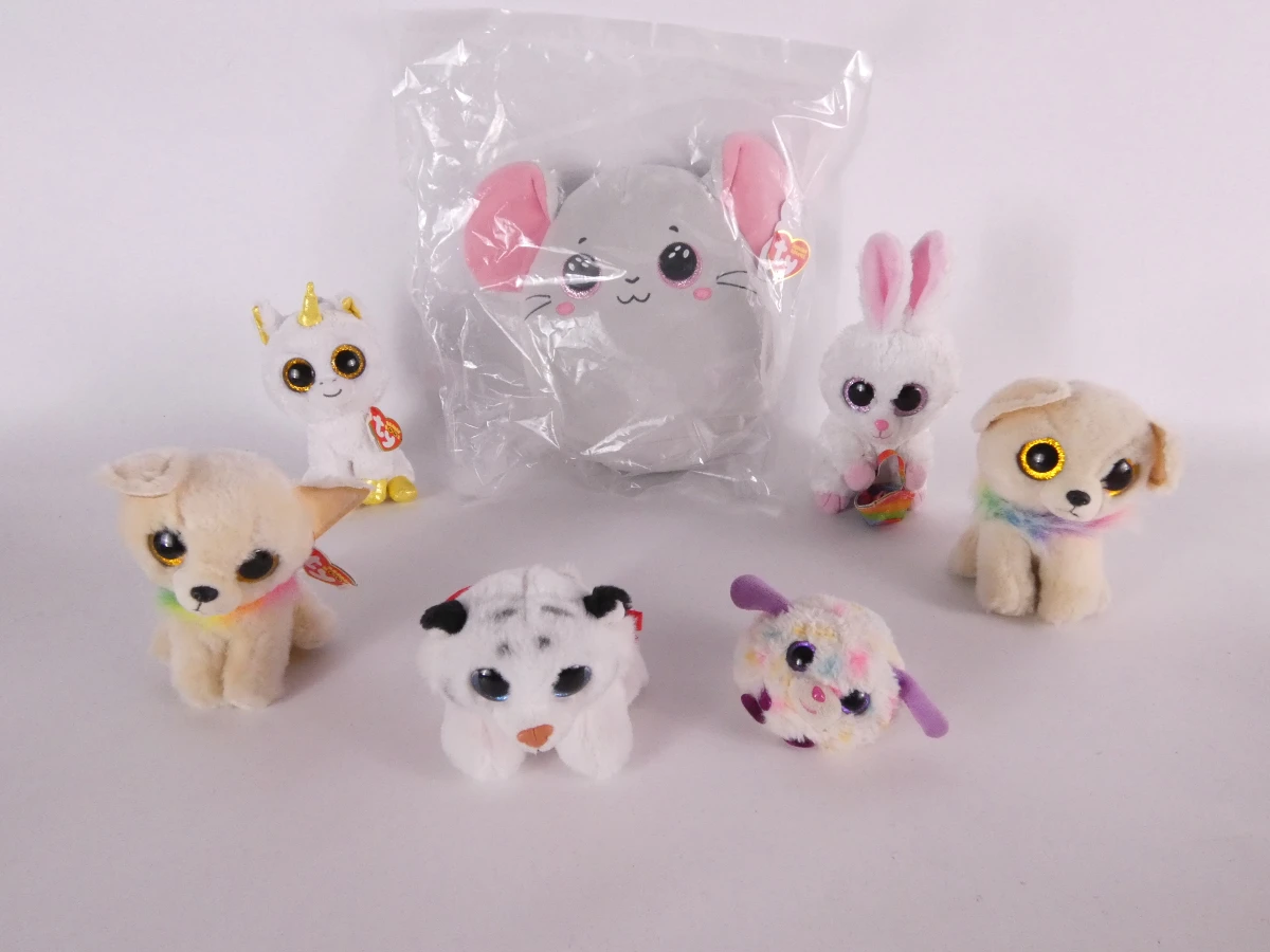 Set van diverse TY Beanie Boos knuffels en pluche dieren