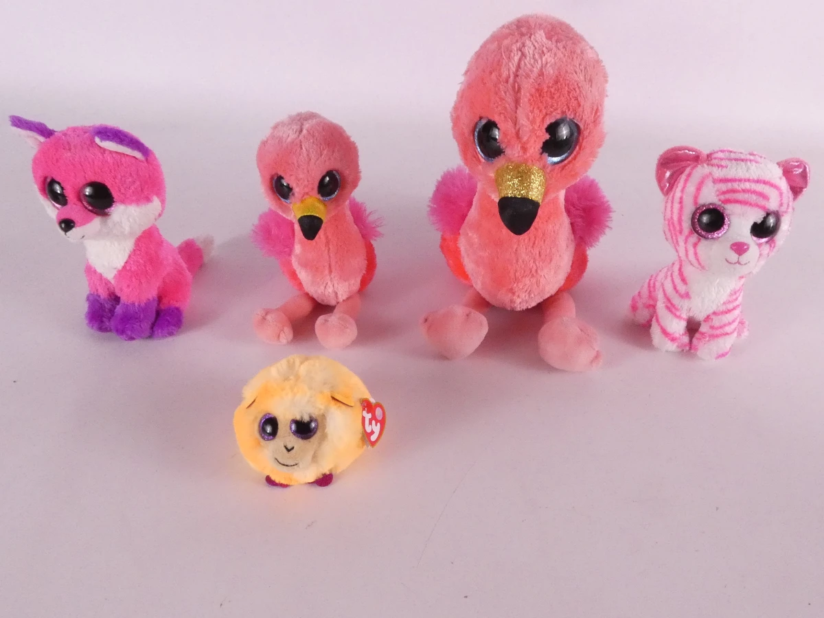 Set van diverse TY Beanie Boos knuffels en pluche dieren