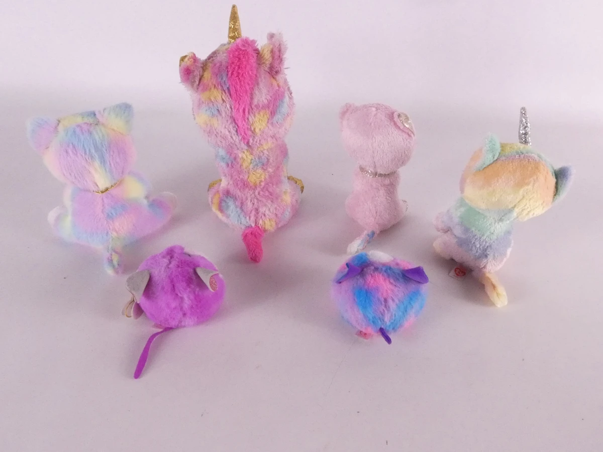 Set van diverse TY Beanie Boos knuffels en pluche dieren