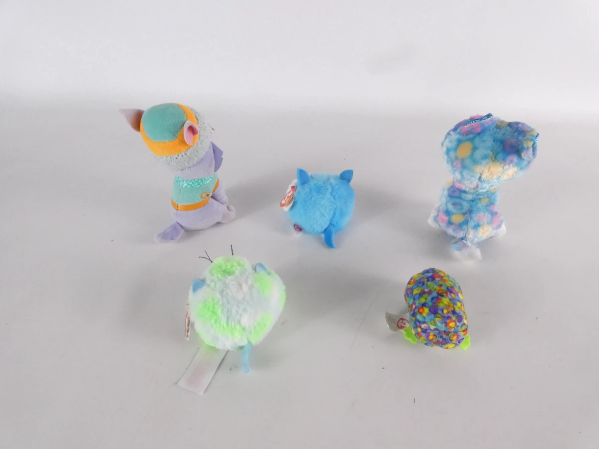 Set van diverse TY Beanie Boos knuffels en pluche dieren