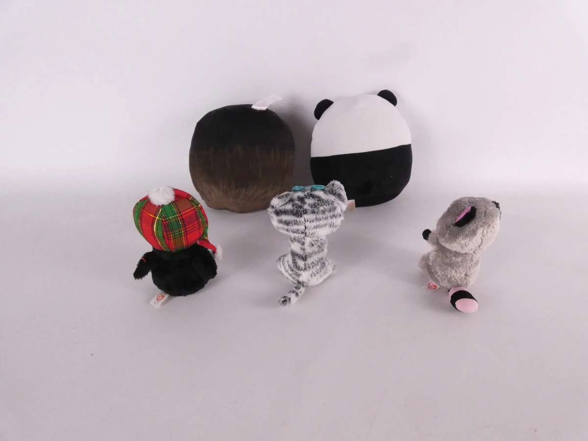 Set van diverse TY Beanie Boos knuffels en pluche dieren