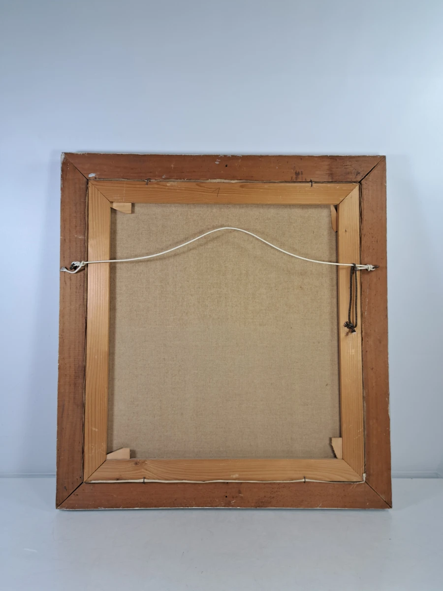 Leopold Faster (1921–1992) – Abstracte figuratieve compositie – Olieverf op doek – 1974 - foto 8
