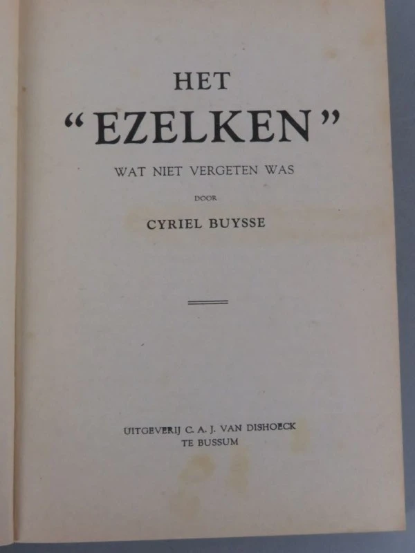 Boek Het ezelken