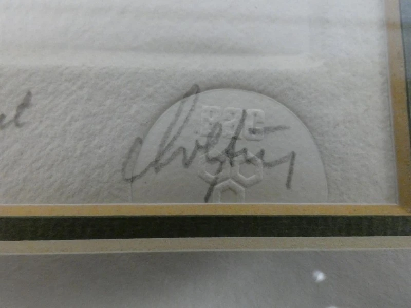 Handgekleurde Ets André Colpin "Turnhout Begijnhof" - Gesigneerd & Genummerd 39/150