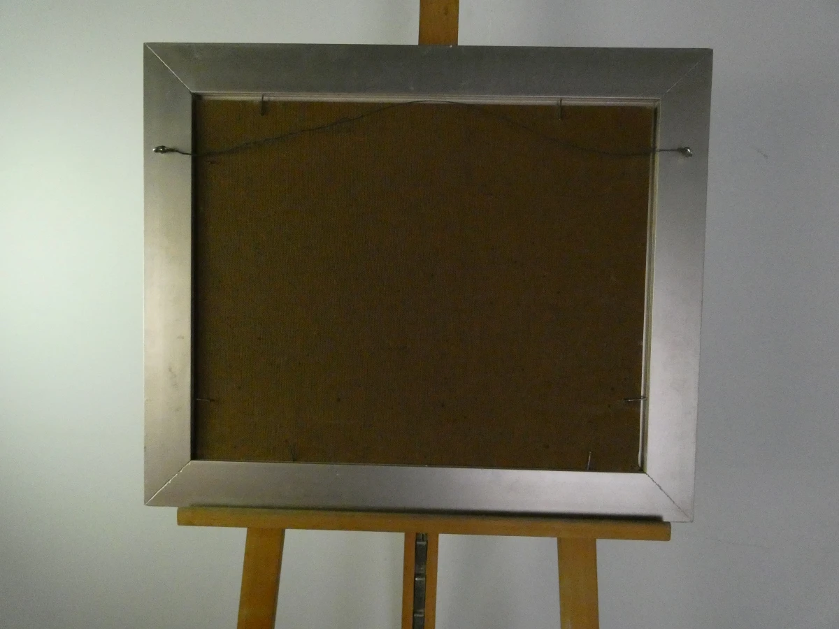 Olieverfschilderij op houten paneel