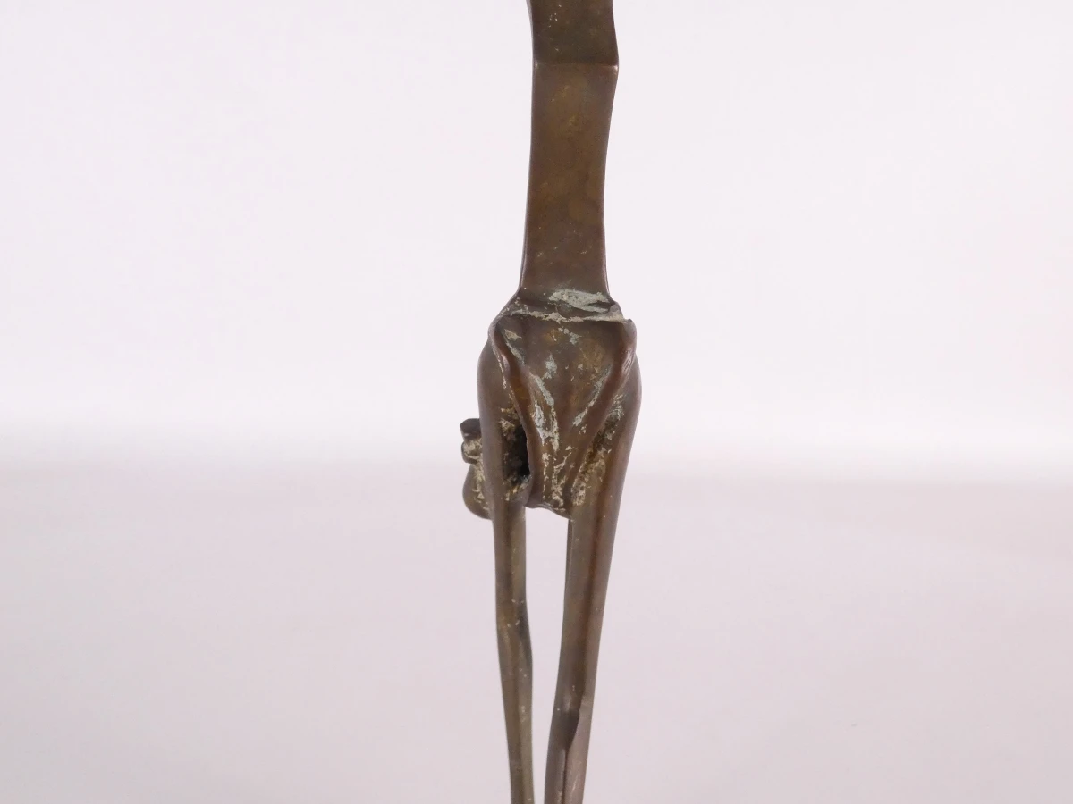 Decoratieve bronzen sculptuur, Afrikaanse tribale kunst, De Jager