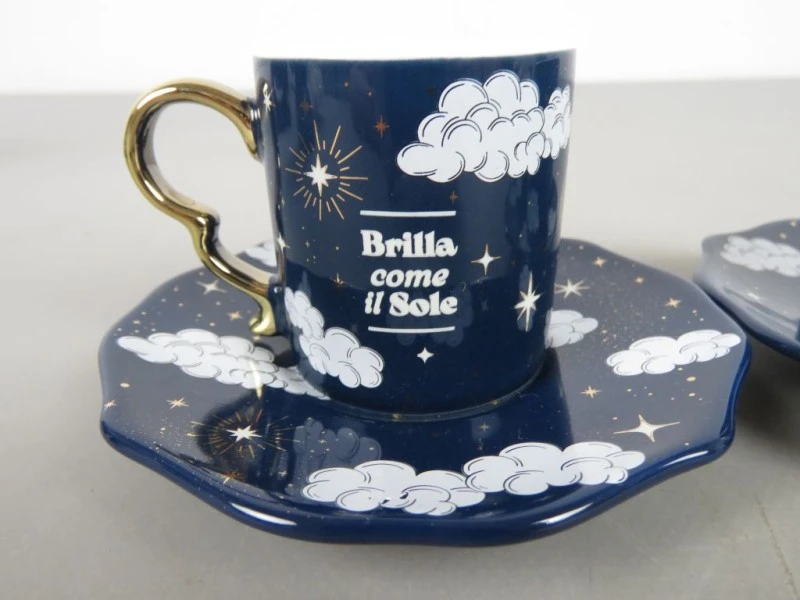 Bialetti Cielo Stellato: Special Edition Moka Express met Espressokoppen
