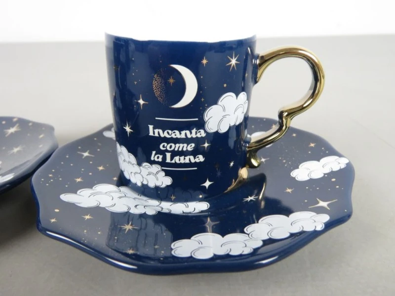 Bialetti Cielo Stellato: Special Edition Moka Express met Espressokoppen