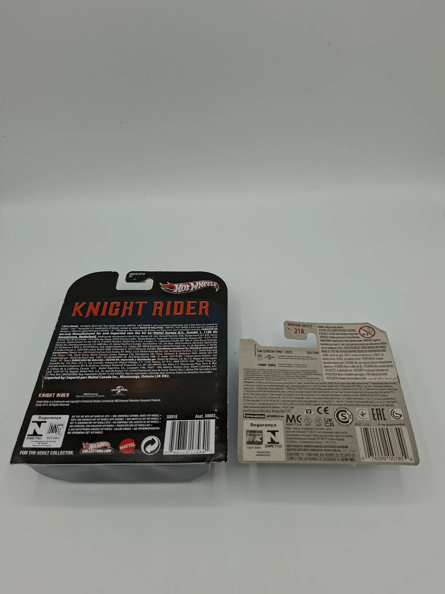 🚔 Unieke Set van 2 Hot Wheels Knight Rider Auto's – K.I.T.T. & K.I.T.T. Super Pursuit Mode 🚔 - foto 3