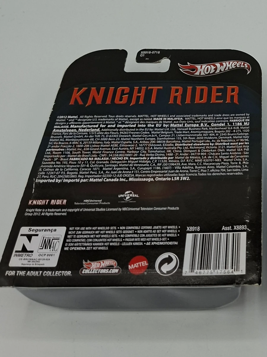🚔 Unieke Set van 2 Hot Wheels Knight Rider Auto's – K.I.T.T. & K.I.T.T. Super Pursuit Mode 🚔 - foto 2