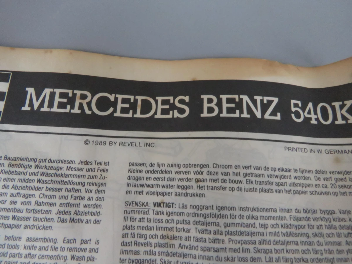 Revell Mercedes-Benz 540K