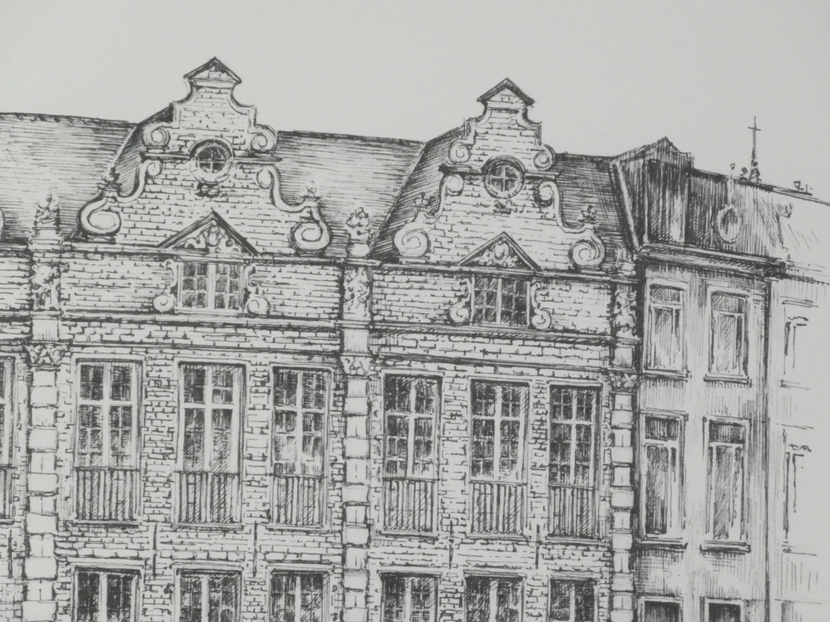 Gesigneerd kunstwerk Sint-Romboutscollege Mechelen