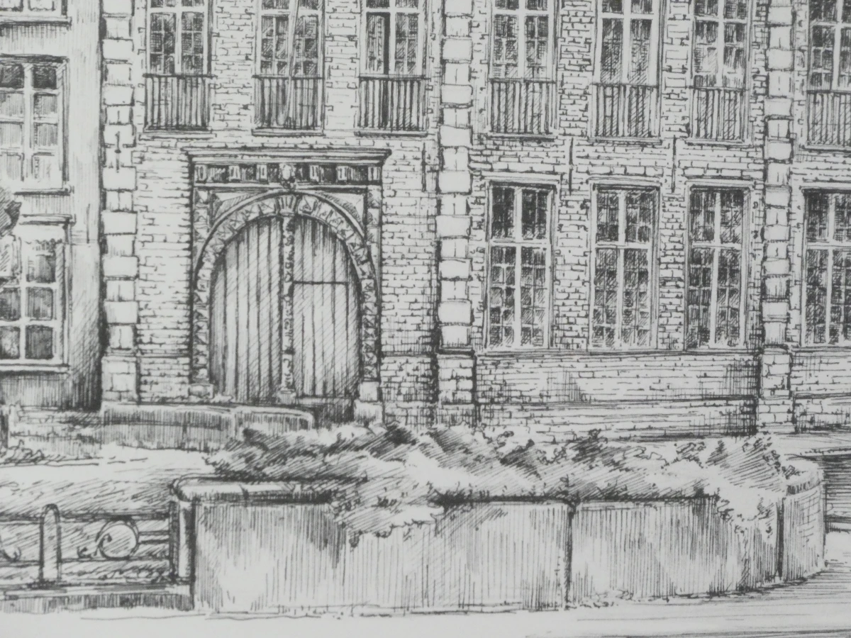 Gesigneerd kunstwerk Sint-Romboutscollege Mechelen