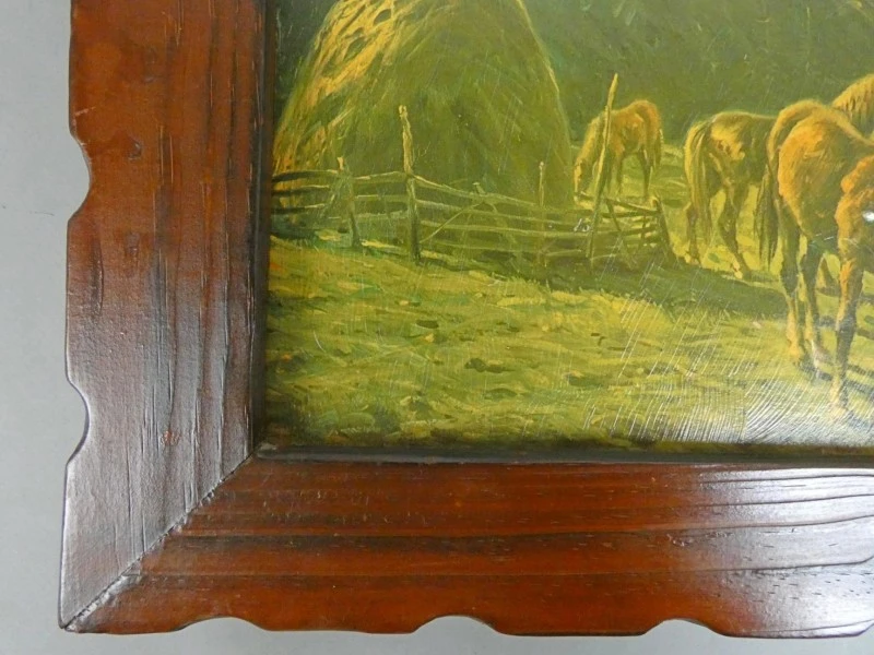 Spaans landschapsschilderij op paneel