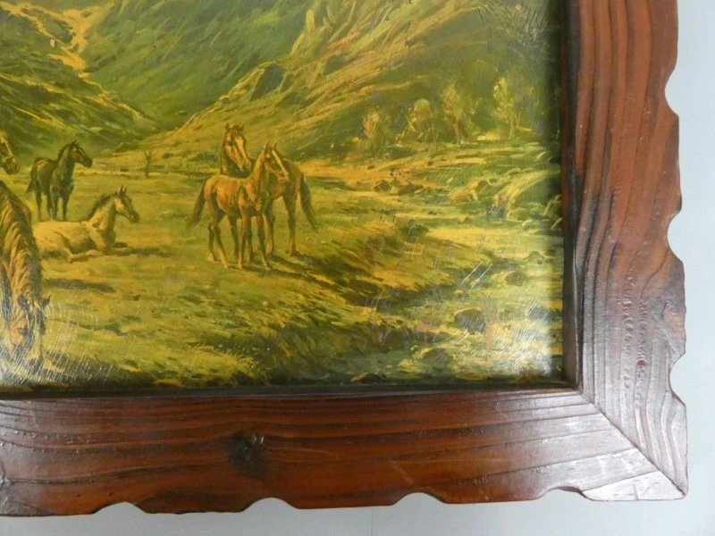 Spaans landschapsschilderij op paneel