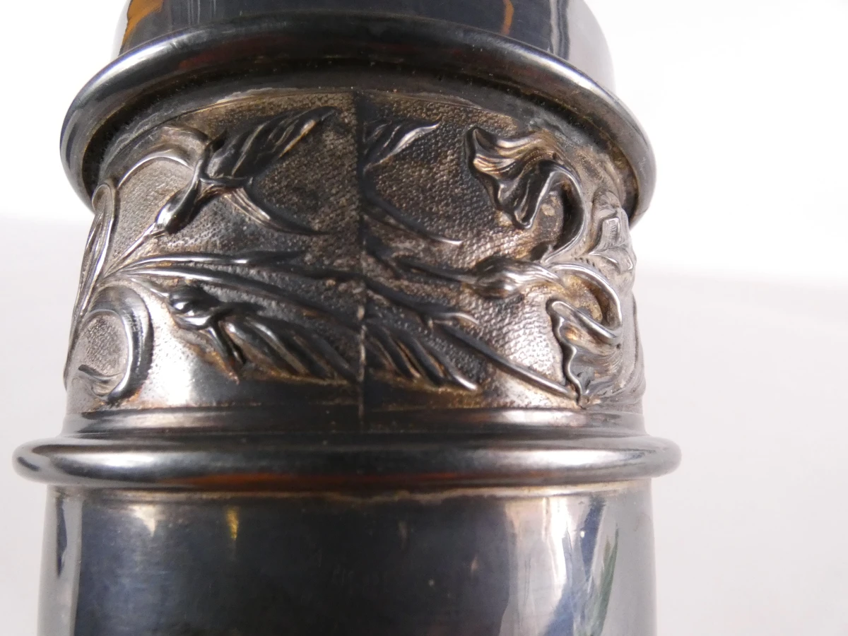 Set van 6 vintage zilveren serviesstukken