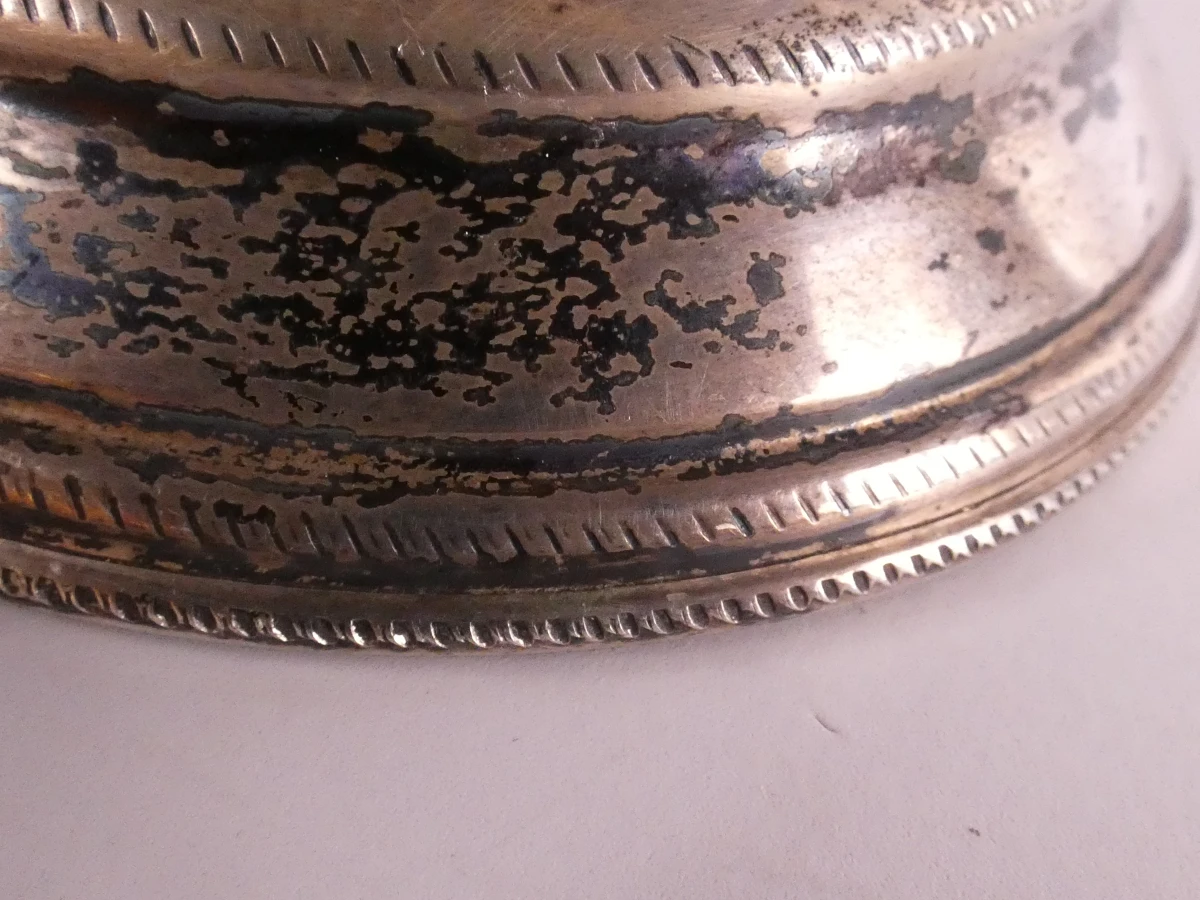 Set van 6 vintage zilveren serviesstukken