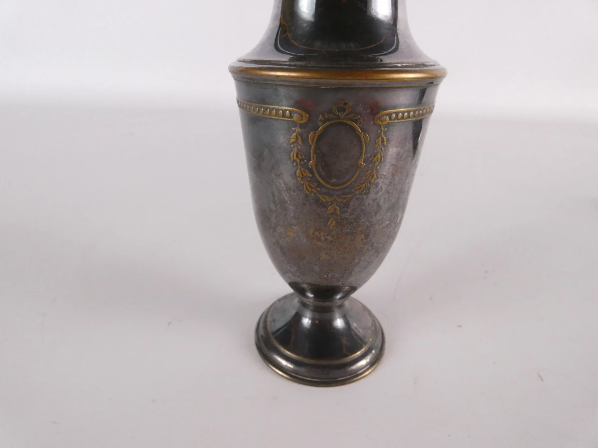 Set van 6 vintage zilveren serviesstukken