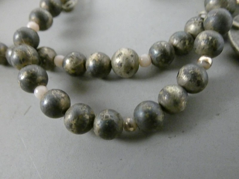 Muntketting met historische munten