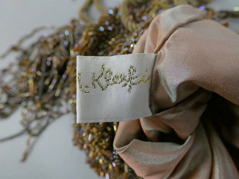 Wayne M. Kleski vintage beaded tasje