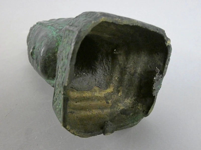 Bronzen Khmer-stijl buste