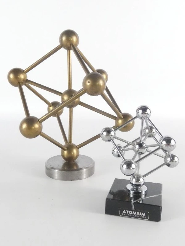 Twee vintage Atomium-souvenirs – Brussel Expo 1958