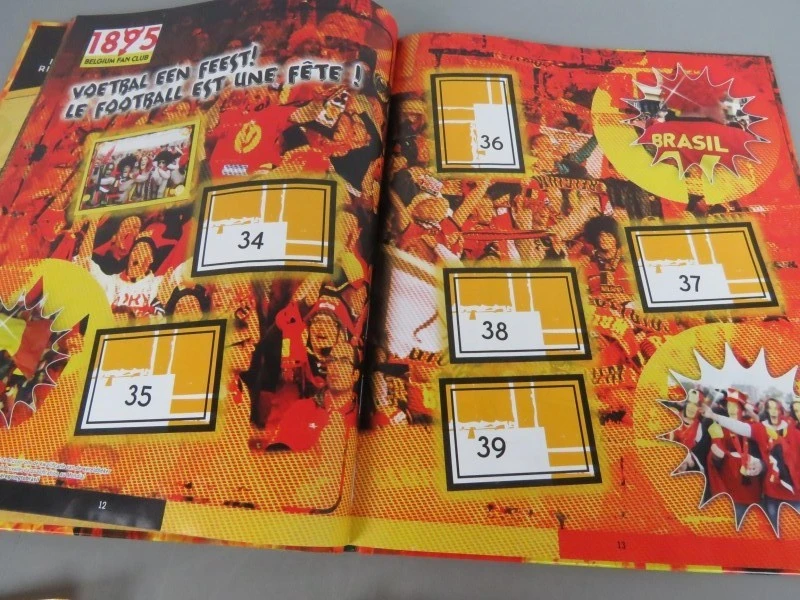 Rode duivels stickers WK Brazilië 2014