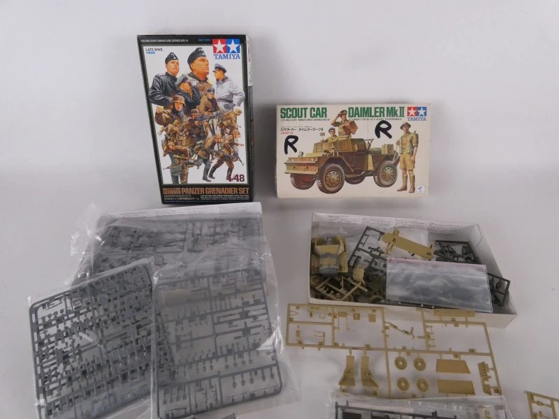 Groot lot militaire modelbouwsets