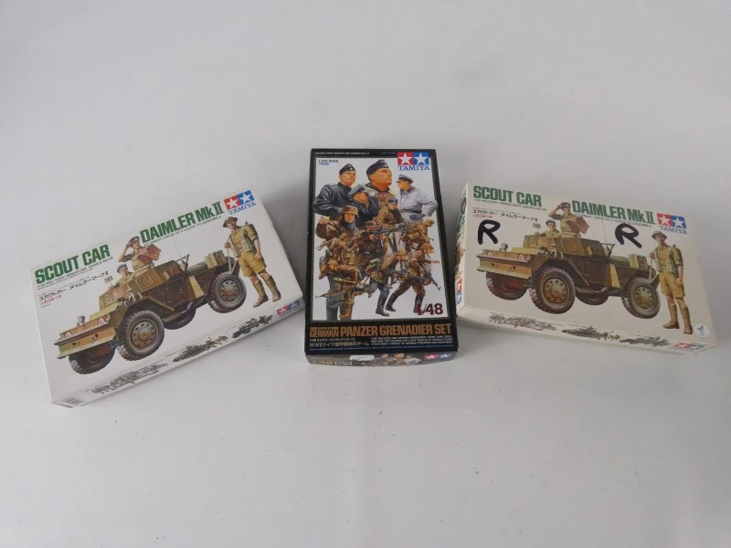 Groot lot militaire modelbouwsets
