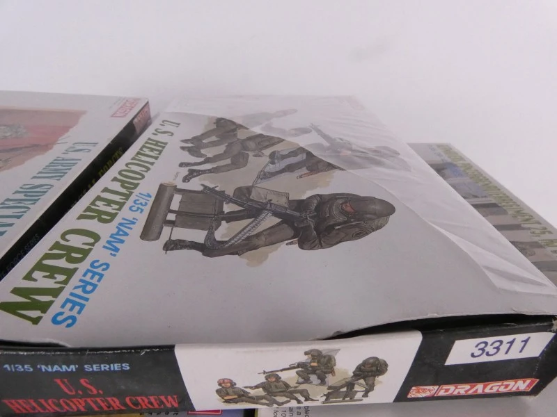 Groot lot militaire modelbouwsets