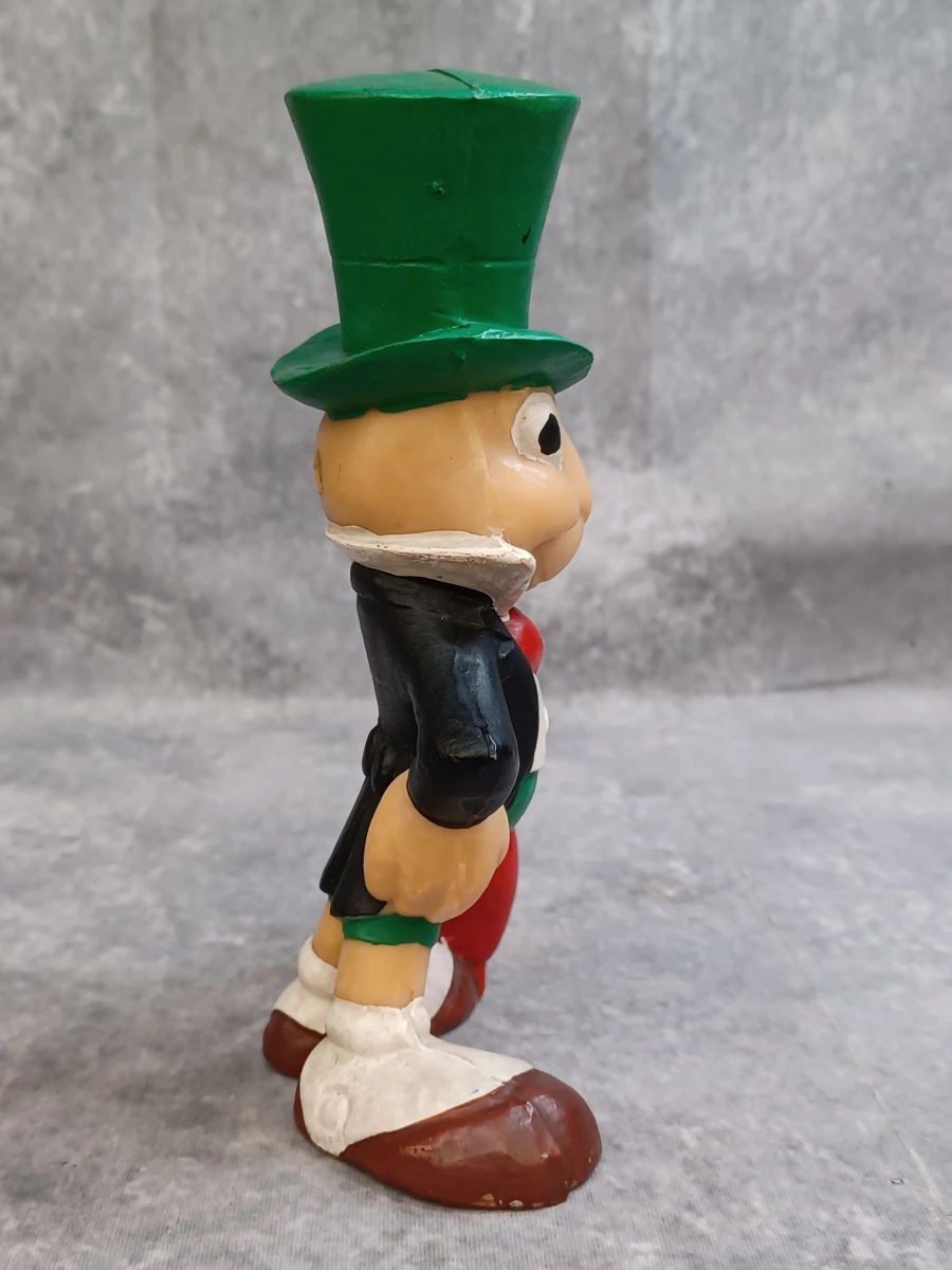 Vintage Disney Pinokkio rubberen figuren set – Gepetto, Pinokkio enJapie Kriek - Ca. jaren '60/'70 - foto 3
