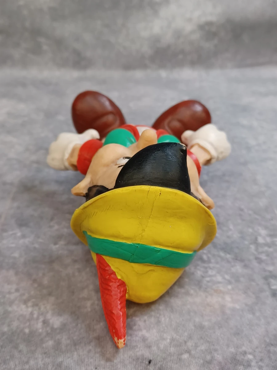 Vintage Disney Pinokkio rubberen figuren set – Gepetto, Pinokkio enJapie Kriek - Ca. jaren '60/'70 - foto 10